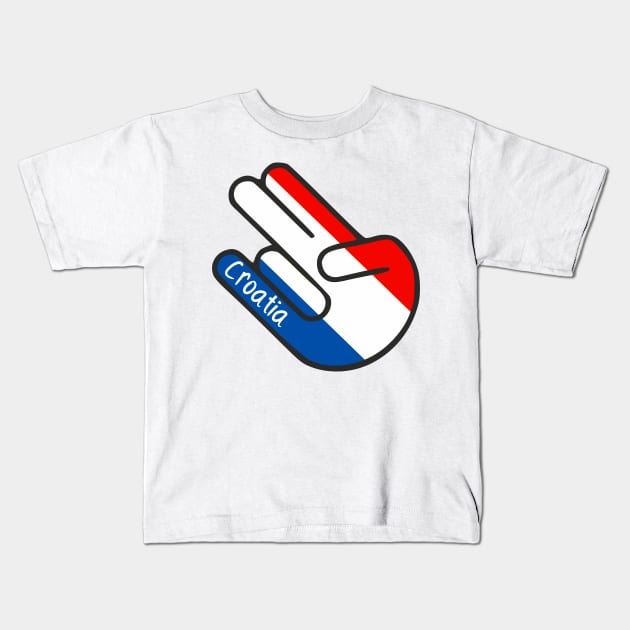 Croatia Shocker Shirt Gift Kids T-Shirt by BTStyle